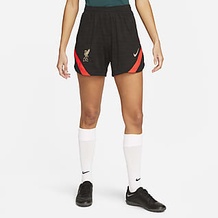 Liverpool FC Strike Nike Dri-FIT fotballshorts til dame