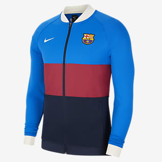 FC Barcelona Men's Full-Zip Soccer Track Jacket