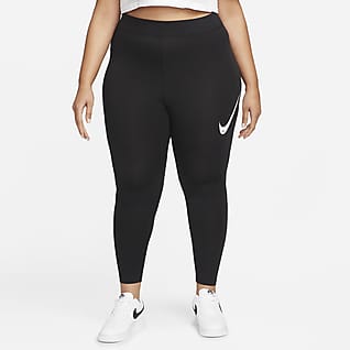 Nike Sportswear Swoosh Leggings med hög midja för kvinnor (stora storlekar)