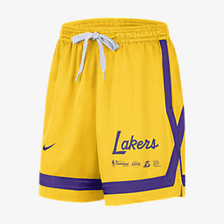 Los Angeles Lakers Nike Dri-FIT NBA-shorts til kvinder