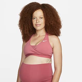 Nike Dri-FIT (M) Swoosh Bra imbottito a sostegno medio - Donna (Maternità)