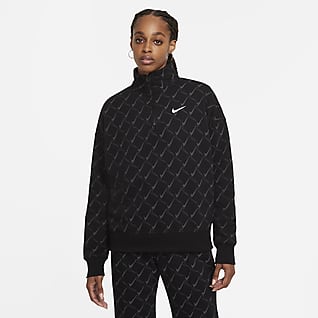 Nike Sportswear Fleece-Oberteil mit Viertelreißverschluss für Damen