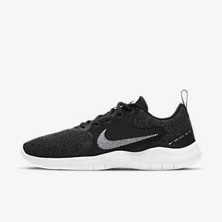 black nike walking trainers