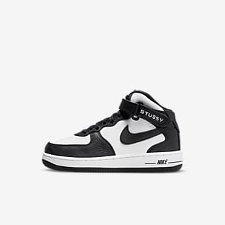 Nike x Stüssy Force 1 Mid Schuh für jüngere Kinder