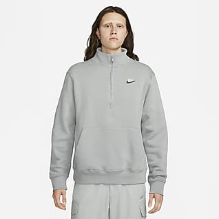 Nike Sportswear Maglia in fleece con zip a metà lunghezza - Uomo