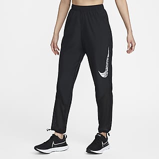 Nike Dri-FIT Swoosh Run กางเกงวิ่งขายาวเอวปานกลางผู้หญิง