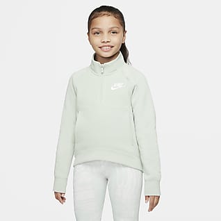 Nike Sportswear Club Fleece Big Kids' (Girls') 1/2-Zip Pullover