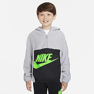 Nike Sportswear Χειμερινή μπλούζα με κουκούλα και φερμουάρ στο μισό μήκος για μεγάλα αγόρια