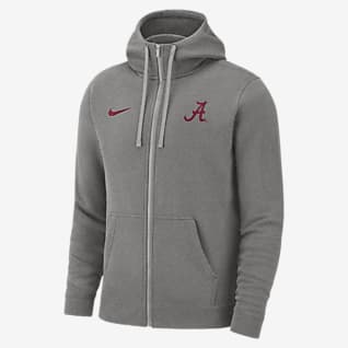 Nike College Club (Alabama) Men's Full-Zip Fleece Hoodie