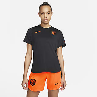 Holandia Damska koszulka piłkarska z krótkim rękawem Nike