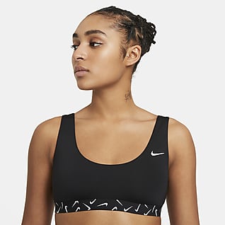 Nike Damen-Bikini Oberteil mit U-Ausschnitt