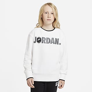 Jordan Kerek nyakkivágású pulóver nagyobb gyerekeknek (fiúk)