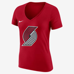 Portland Trail Blazers Women's Nike Dri-FIT NBA V-Neck T-Shirt