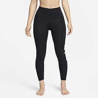 Nike Yoga Dri-FIT 女款九分高腰圖樣內搭褲