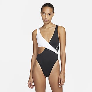 Nike Color Block Women's Crossover One Piece