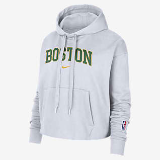 Boston Celtics Essential Women's Nike NBA Fleece Pullover Hoodie