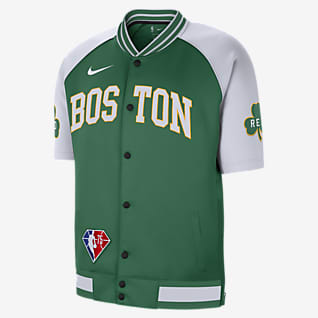 Boston Celtics Showtime City Edition Men's Nike Dri-FIT NBA Short-Sleeve Jacket