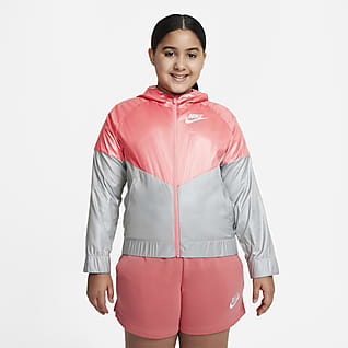 Nike Sportswear Windrunner Chamarra para niñas talla grande (talla extendida)