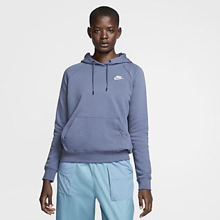 felpa nike donna blu