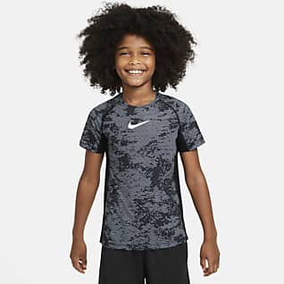 Nike Pro Big Kids' (Boys') Printed Training Top