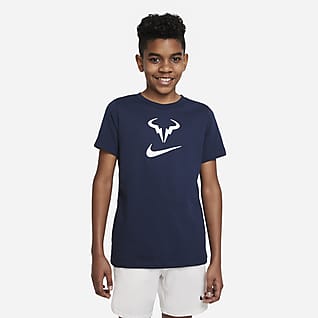 NikeCourt Dri-FIT Rafa T-shirt do tenisa dla dużych dzieci