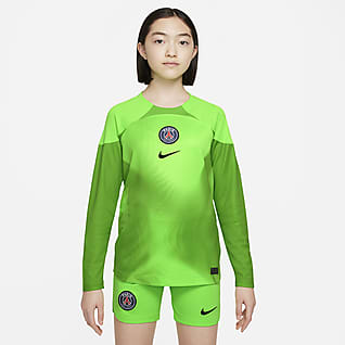 Paris Saint-Germain Stadium 2022/23, brankářské domácí Fotbalový dres Nike Dri-FIT pro větší děti