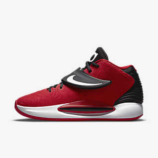 nike red basketball shoes