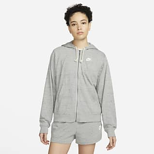 Nike Sportswear Gym Vintage Sweat à capuche et zip pour Femme
