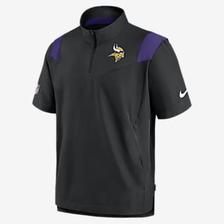 Nike Sideline Coach Lockup (NFL Minnesota Vikings) Men's Short-Sleeve Jacket