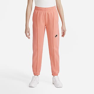 Nike Sportswear Taneční kalhoty z francouzského froté pro větší děti (dívky)