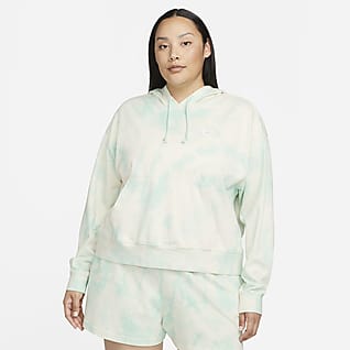 Nike Sportswear Women's Washed Jersey Hoodie (Plus Size)