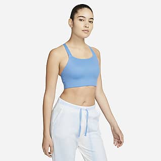 Nike Swoosh Luxe Vadderad sport-BH med mediumstöd för kvinnor