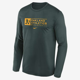 Nike Dri-FIT Team (MLB Oakland Athletics) Men's Long-Sleeve T-Shirt