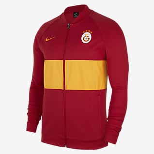 Galatasaray Męska dresowa bluza piłkarska z zamkiem na całej długości