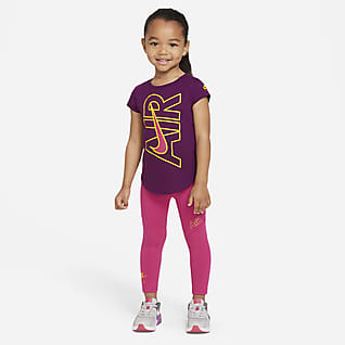 Nike Air Conjunto de leggings y playera infantil