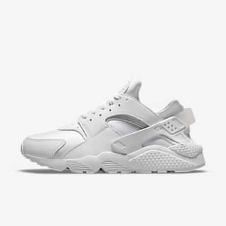Blanc Huarache Chaussures. Nike FR