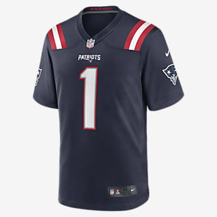 NFL New England Patriots (Cam Newton) Ανδρική φανέλα αμερικανικού ποδοσφαίρου