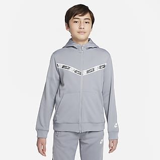 Nike Sportswear Μπλούζα με κουκούλα και φερμουάρ σε όλο το μήκος για μεγάλα αγόρια