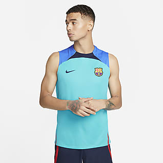 FC Barcelona Strike Camiseta de fútbol sin mangas Nike Dri-FIT para hombre
