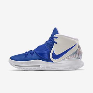 blue basketball shoes