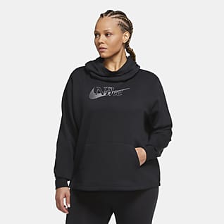 nike lace up hoodie plus size