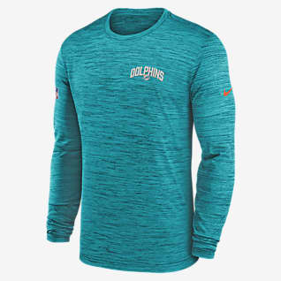 Nike Dri-FIT Velocity Athletic Stack (NFL Miami Dolphins) Men's Long-Sleeve T-Shirt