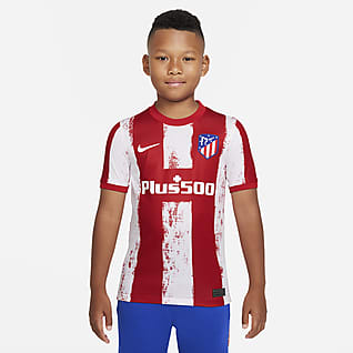 Atlético Madrid 2021/22 Stadium (hjemmedrakt) Fotballdrakt til store barn