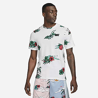Nike Basketball-T-Shirt mit durchgehendem Print für Herren