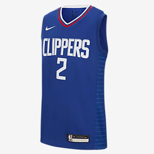 Kawhi Leonard Clippers Icon Edition Nike Swingman NBA-jersey voor kids