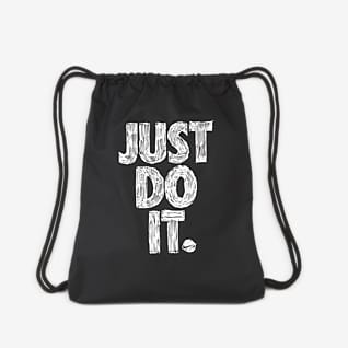 black nike string bag