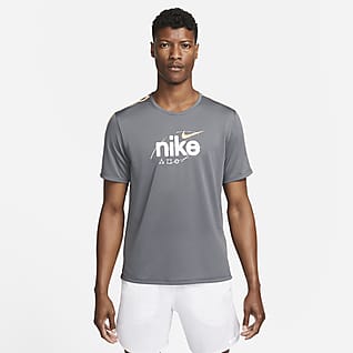 Nike Dri-FIT Miler D.Y.E. Rövid ujjú férfi futófelső
