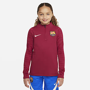 FC Barcelona Strike Fotbalová tréninková mikina pro větší děti