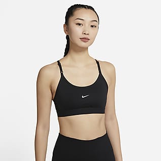 Nike Dri-FIT Indy 女子低强度支撑衬垫 U 领运动内衣