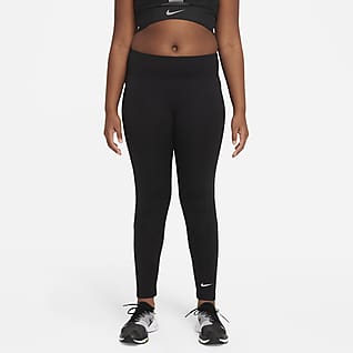 Nike Dri-FIT One Legging voor meisjes (Ruimere maten)